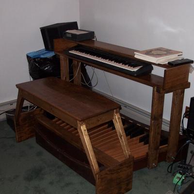MIDI organ console setup